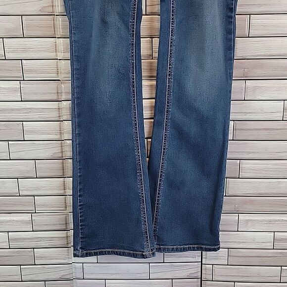 Aeropostale blue denim low-rise bootcut jeans Size 4 - Picture 4 of 16